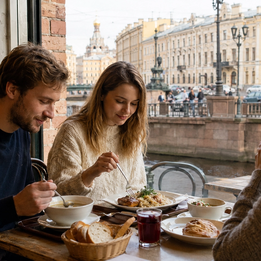 Где в Санкт-Петербурге можно вкусно и недорого поесть