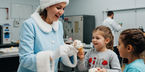 Новогодняя экскурсия «Волшебство мороженого» на фабрике Alpinetti