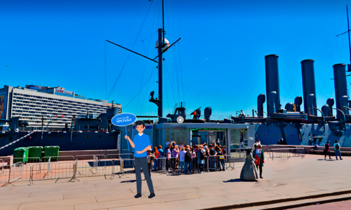 Входные билеты на крейсер “Аврора”